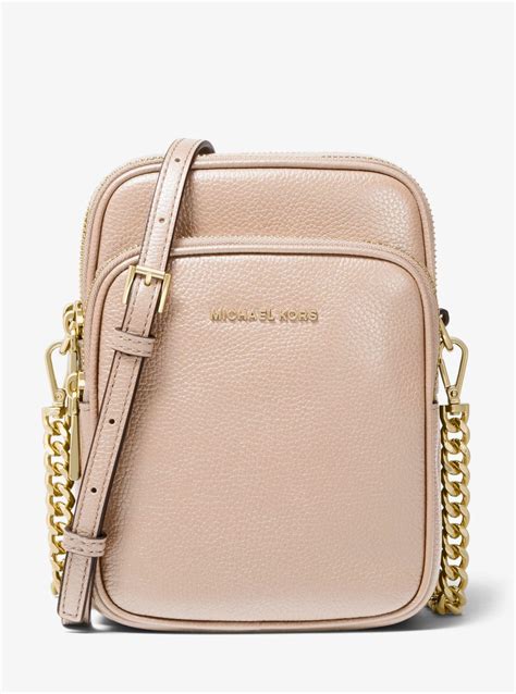 michael kors jet set pebbled leather crossbody bag|michael kors jetset crossbody bag.